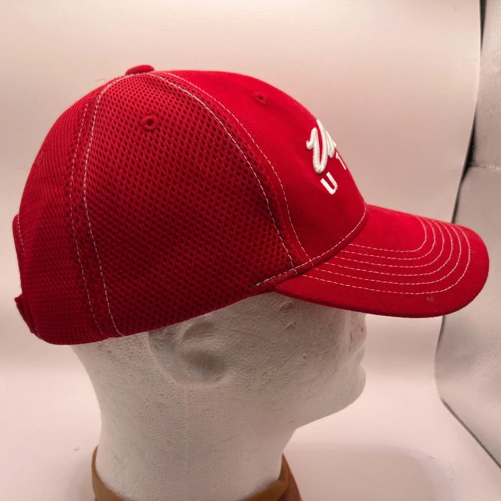 Utah Utes Hat Red Mesh Back Adjustable Baseball Cap NCAA Fan Gear